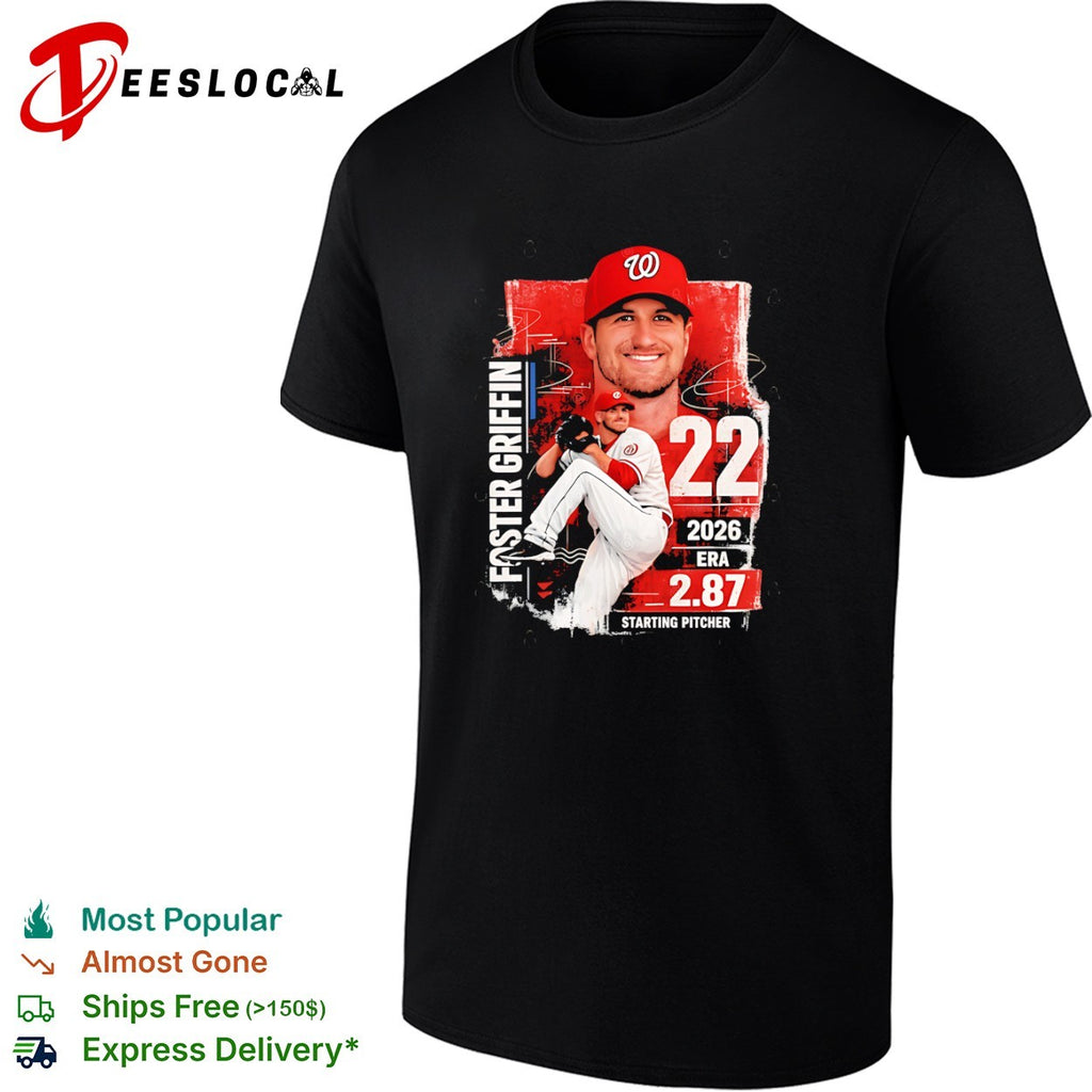 Foster Griffin 2026 Starting Pitcher 22 shirt