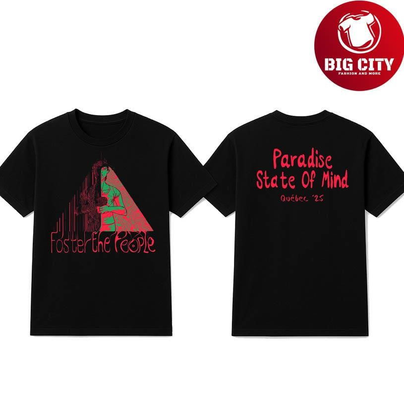 Foster The People Cigale Quebec 2025 Two Sided Shirt