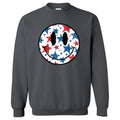 Fourth Of July Stars Happy Face Sweatshirt 'NLB' T-Shirts, Hoodie | RetroVerseTees.com