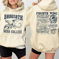 Fourth Wing 4 Legs Dragon Sweatshirt, Basgiath War College Shirt, Dragon Rider Shirt, Book Lover Shirt, Fourth Wing...