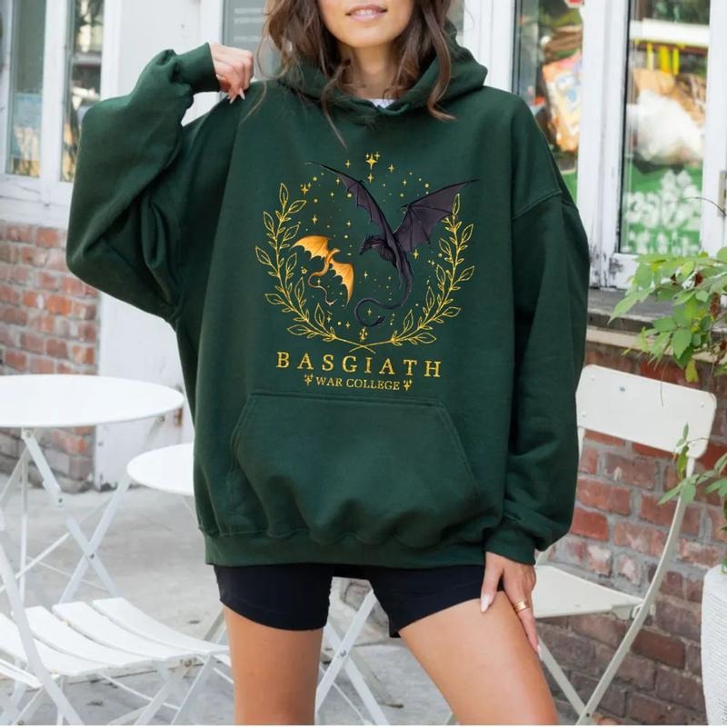 Fourth Wing Basgiath War College Bookish Womens Mens T Shirt, Fourth Wing Shirt Hoodie, Rebecca Yoros, Dragon Rider...