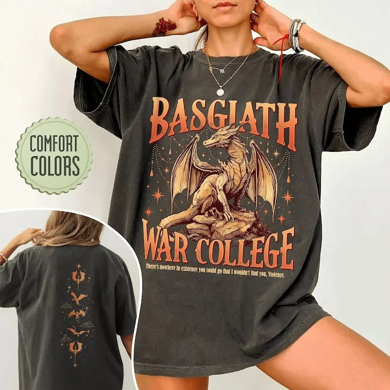 Fourth Wing Basgiath War College Shirt, Riders QuAdrant Shirt, Dragon Rider, Fantasy Shirt Hoodie, Sweatshirt