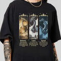 Fourth Wing Dragon Shirt, Sgaepl & Andarna and Cairn Sweatshirt, Basgiath War College Tee, Dragon Rider Hoodie
