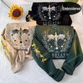 Fourth Wing Embroidered Sweatshirt, Basgiath War College, Embroidery Crewneck, Book Sweater, Fly or Die Bookworm Gift,...