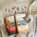 Fourth Wing Ghost Halloween Sweatshirt, Basgiath War College Ghost Reading T-Shirt, Fourth Wing Halloween Sweatshirt,...