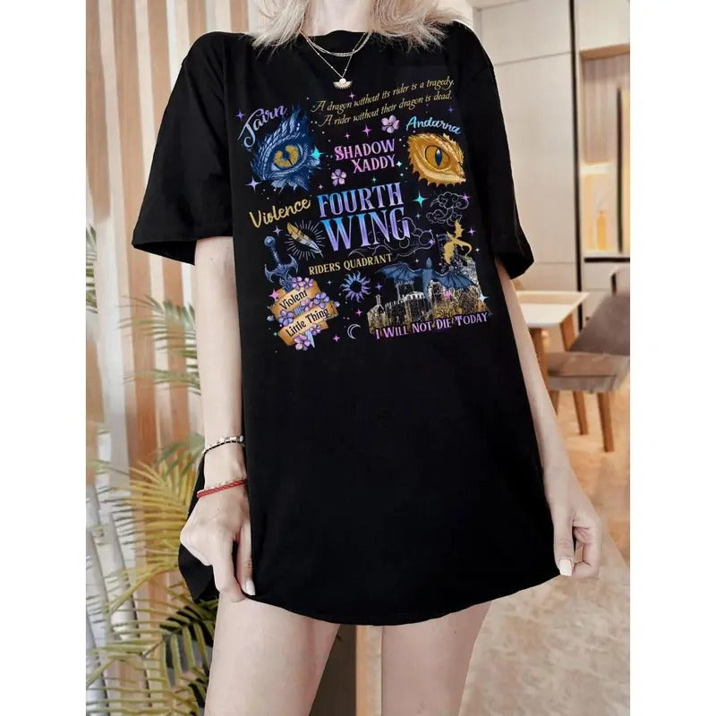 Fourth Wing Shirt, Basgiath War College Shirt, Shadow Xaddy Shirt, Dragon Rider Sweatshirt, Onyx Storm Shirt, Bookish...
