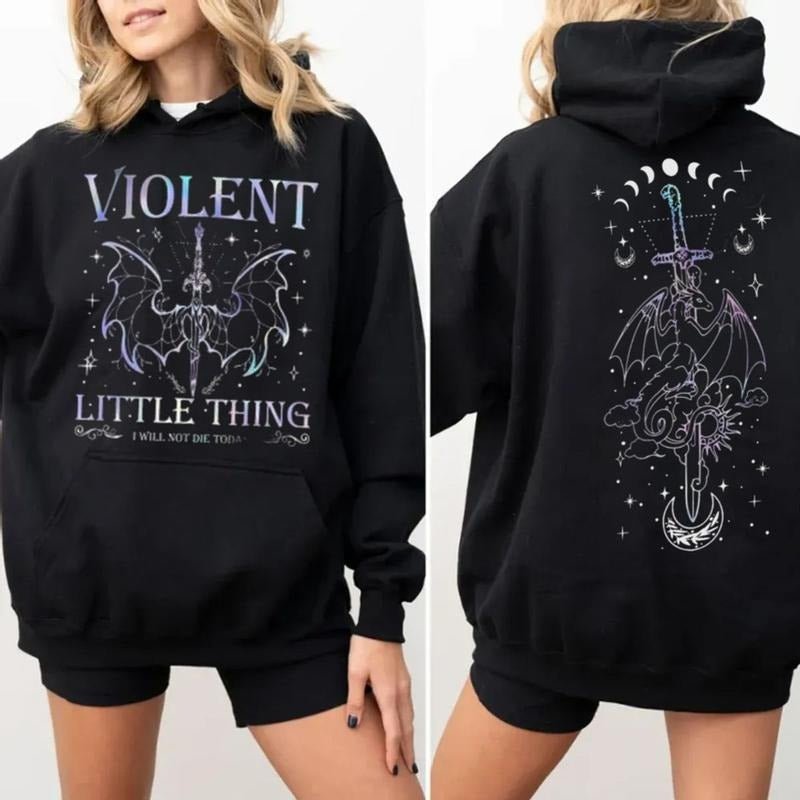 Fourth Wing Shirt, Violet Sorrengail Sweatshirt, Violent Little Thing T Shirt, Xaden Riorson Tee, Dragon Rider Hoodie,...