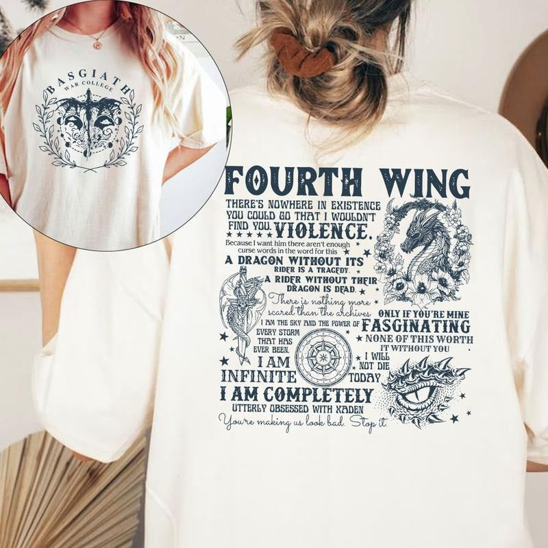 Fourth Wing Tv Show Sweatshirt T-Shirts, Hoodie | RetroVerseTees.com