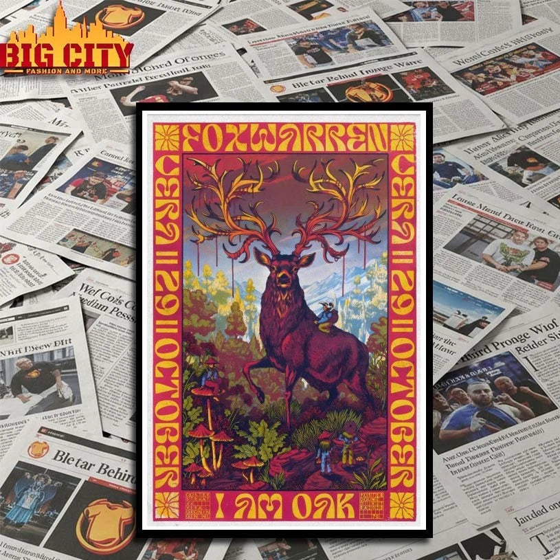 Foxwarren Concert Vera Groningen Show Oct 29 2025 Poster shirt