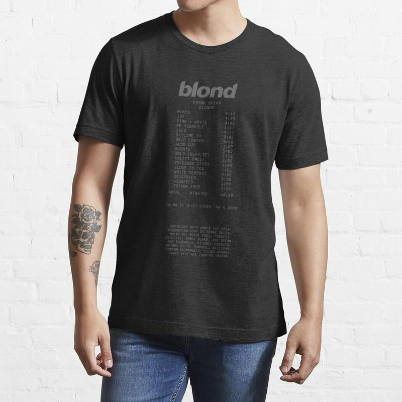 Frank 0cean Blonde Album T-Shirt Premium Merch Store Hoodie, Sweatshirt | RetroVerseTees.com