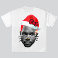 Frank Oc Red Kitty Santa Hat Graphic T-Shirt Oceann Blond Santa Merry Christmas Hoodie, Sweatshirt | RetroVerseTees.com