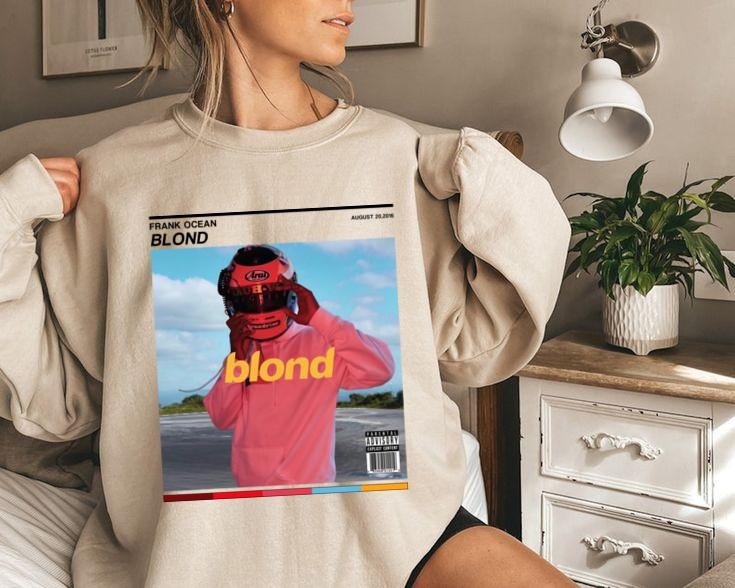Frank Ocean Blond Sweatshirt, Frank Ocean Shirtstyle{n002}2 T-Shirts, Hoodie | RetroVerseTees.com