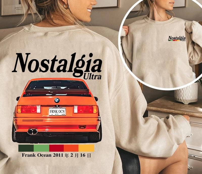 Frank Ocean Nostalgia Ultra Sweatshirt, Frank Ocean Merch, Gift For Fan T-Shirts, Hoodie | RetroVerseTees.com
