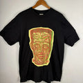 Frankenstein  Hand printed Woodcut Appliqued T Shirt Cotton Menswear apparel graphic  tees Hoodie, Sweatshirt