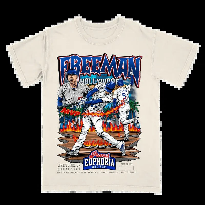 Freddie Freeman V2 Tee - Soft and Comfortable Shirt - Unisex - Graphic T-Shirt Hoodie, Sweatshirt | RetroVerseTees.com
