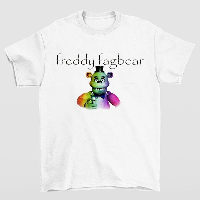 Freddy Fagbear Pride Shirt Stylish and Iconic Design for FNAF and Pride Enthusiasts Hoodie, Sweatshirt | RetroVerseTees.com