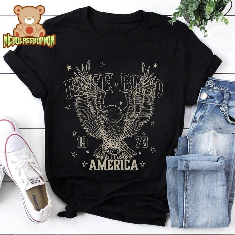 Free Bird Shirt, Rock Band Tee, Rock Lover Shirt Hoodie, Sweatshirt | RetroVerseTees.com
