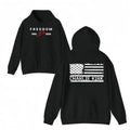 FreeDom Charlie Kirk Hoodie A True Patriot Graphic Pullover for Men & Women Long Sleeve USA Flag Shirt 1993-2025 Freedom...