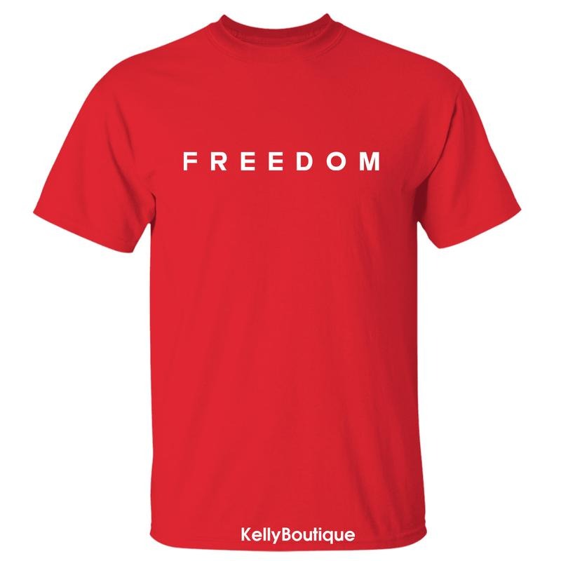 Freedom Charlie Kirk A True American Patriot Legends Never Die Memorial T-Shirt, Wear Red on October 14th as Charles...