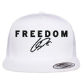 Freedom Charlie Kirk Signature Tribute Faith USA Christian Embroidery Flat Bill Trucker Hat T-Shirts, Hoodie, Sweatshirt