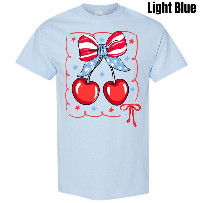 Freedom Cherries Gildan Short Sleeve T-Shirt 'NLB' Hoodie, Sweatshirt | RetroVerseTees.com