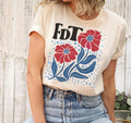 Freedom Democracy Truth Shirt, Resistance Is Patriotic Comfort Colors Tee, Resist Shirt, 4th of July shirt, FDT Shirt,...