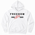 Freedom Red Signature 1993-2025 Charlie Kirk Tribute Faith Christian Truth Rest In Peace RIP Premium Pullover Fleece...