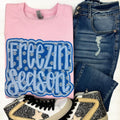 Freezin' Season FAUX Embroidery Gildan Sweatshirt 'NLB' T-Shirts, Hoodie | RetroVerseTees.com
