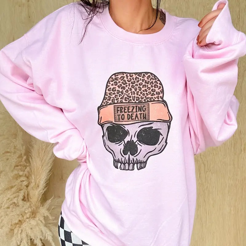 Freezing To Death Graphic Pullover T-Shirts, Hoodie, Sweatshirt | RetroVerseTees.com