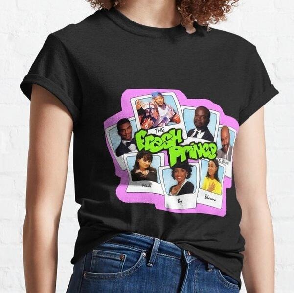 Fresh Prince Cast Graphic Tee Retro 90s Style Streetwear Hip Hop Vibe Shirt Hoodie, Sweatshirt | RetroVerseTees.com