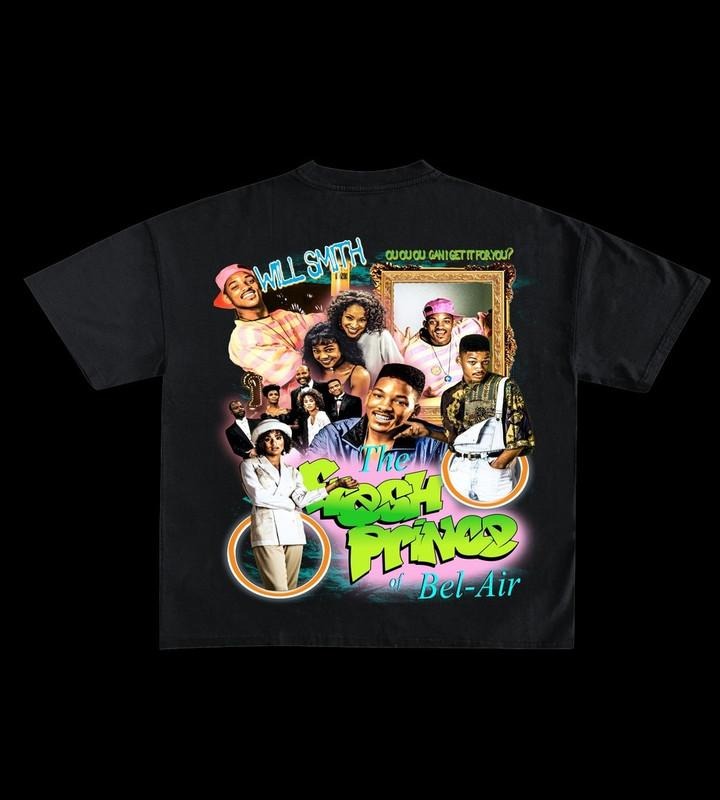 Fresh Prince Of Bel Air Cast 90s Sitcom Throwback Graphic Retro Fan Art Vintage Shirt Hoodie, Sweatshirt | RetroVerseTees.com