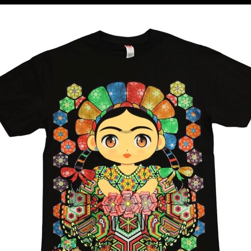 Frida Charra mexicana t-shirt Cotton Black Tshirt Hoodie, Sweatshirt | RetroVerseTees.com