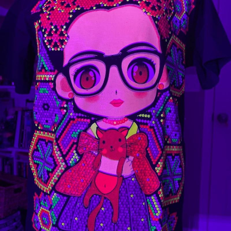 Frida kahlo T-shirts Black Cotton Hoodie, Sweatshirt | RetroVerseTees.com