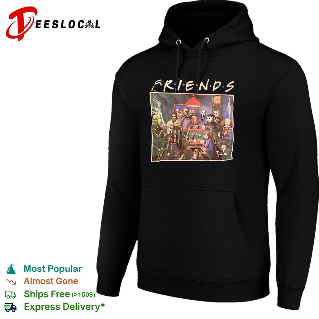 Friends Horror Movie Characters Poker Night shirt
