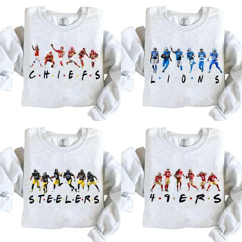 Friends Spirit Spiky hair fighters Teams Spiky hair fighters Ash Color Sweatshirt, Funny 90s Sport Graphic Pullover,...