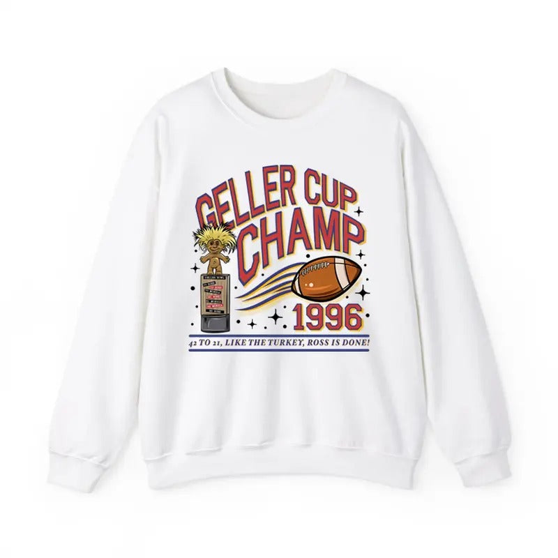 Friends Thanksgiving, Friends TV Show, Friends Football Geller Cup Crewneck Sweatshirt casual hoodie T-Shirts
