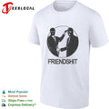 Friendshit ski mask men handshaking shirt