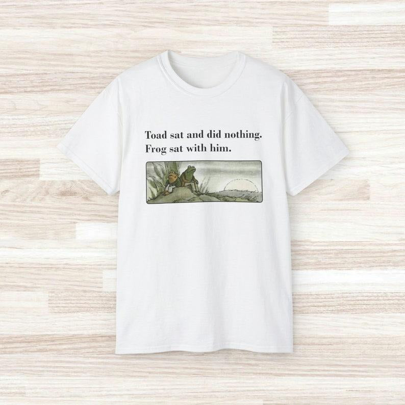 Frog And Toad Tshirt,Vintage Classic Book Shirt,Frog and Toad Unisex Tshirt,Cute Frog Shirt,Cottage Core Aesthetic,Book...