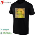 Frog blonde wig iced coffee shirt