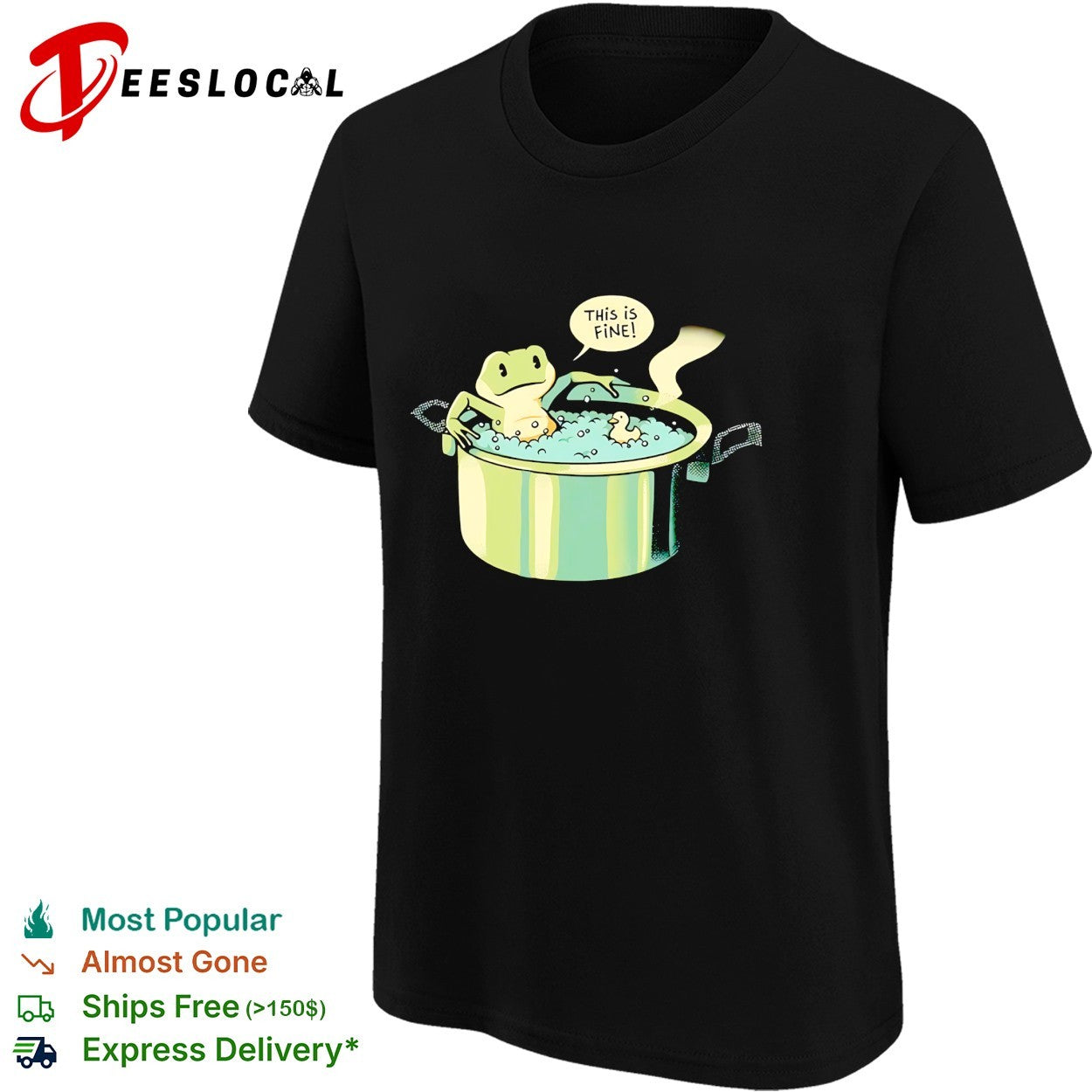 Frog this is fine boiling pot shirt