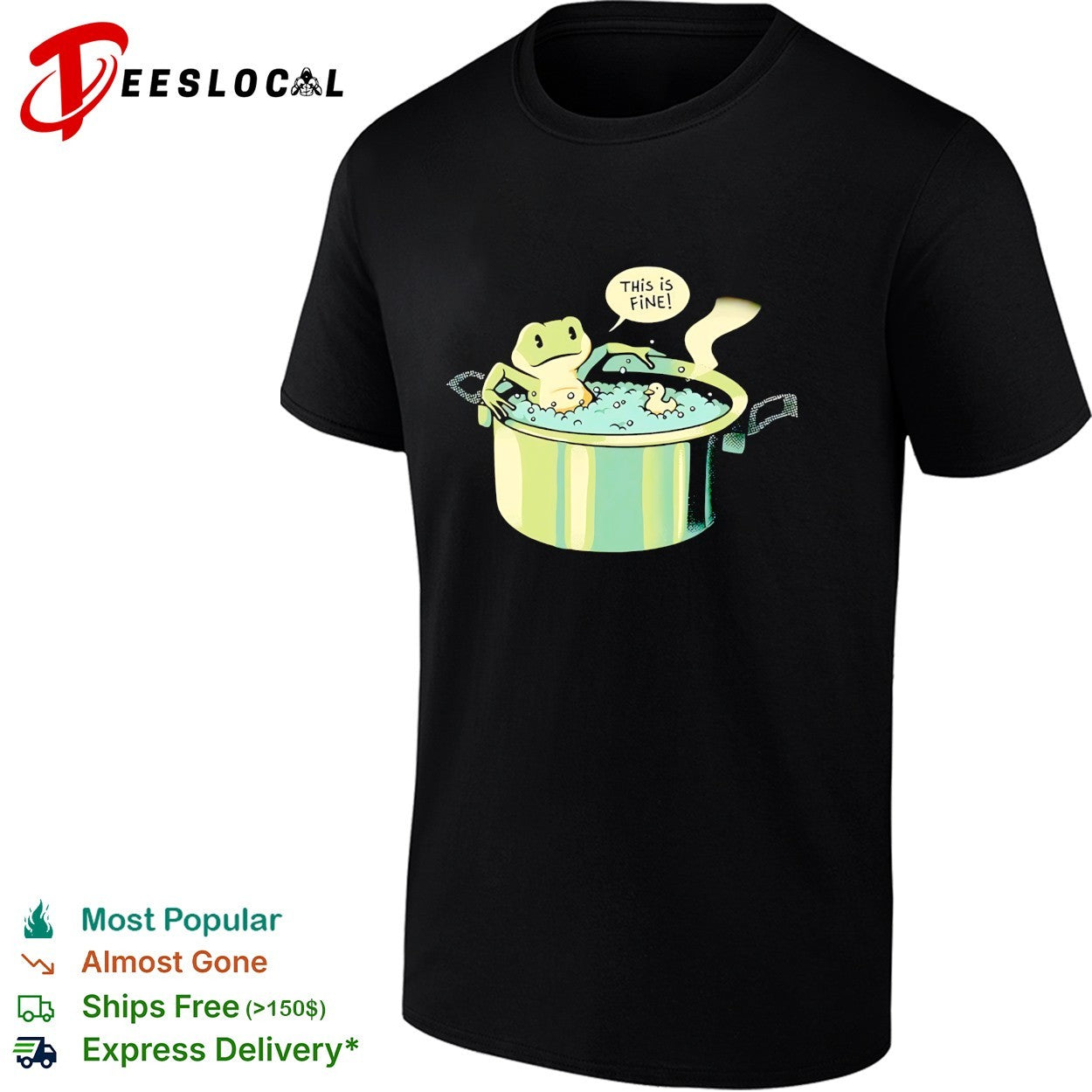 Frog this is fine boiling pot shirt