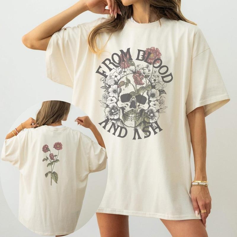 From Blood and Ash Shirt, We Will Rise Merch, Jennifer Armentrout, Poppy and Hawke, The Red Pearl, FBAA T-Shirt, Dark...