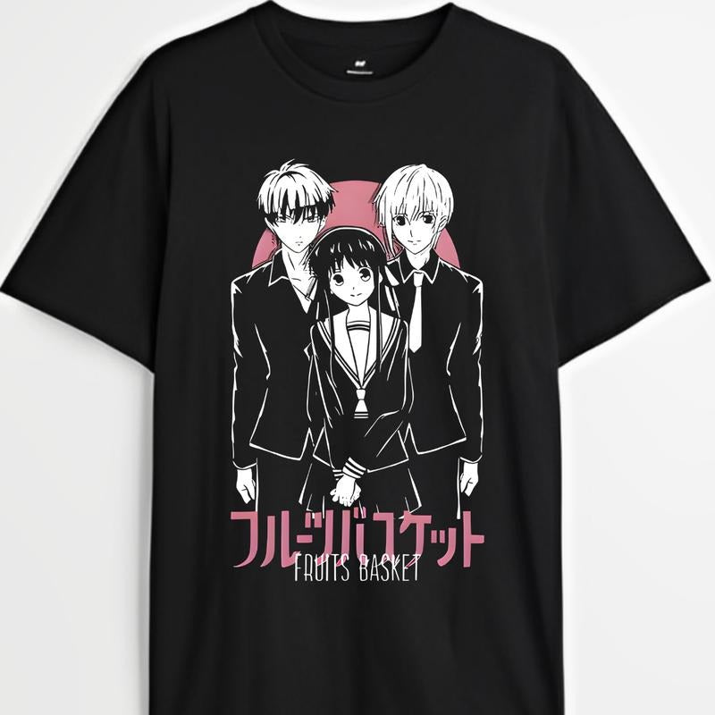 Fruits Basket T-Shirt & Sweatshirt, Kyo Sohma Kawaii Kyo Sohma Graphic Tee, Anime Manga Lover Gifts Ball Cotton Hoodie