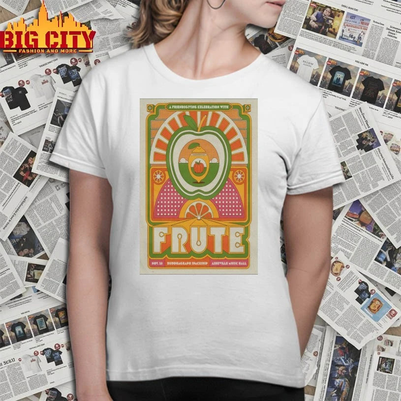Frute Asheville Music Hall in Asheville NC Nov 28 2025 Poster shirt