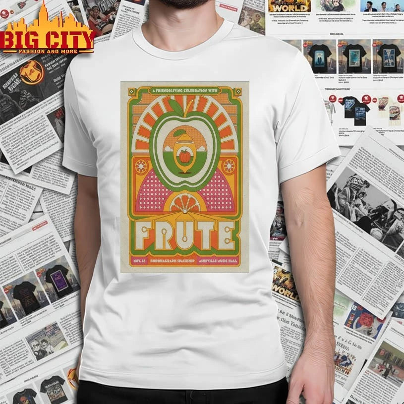 Frute Asheville Music Hall in Asheville NC Nov 28 2025 Poster shirt