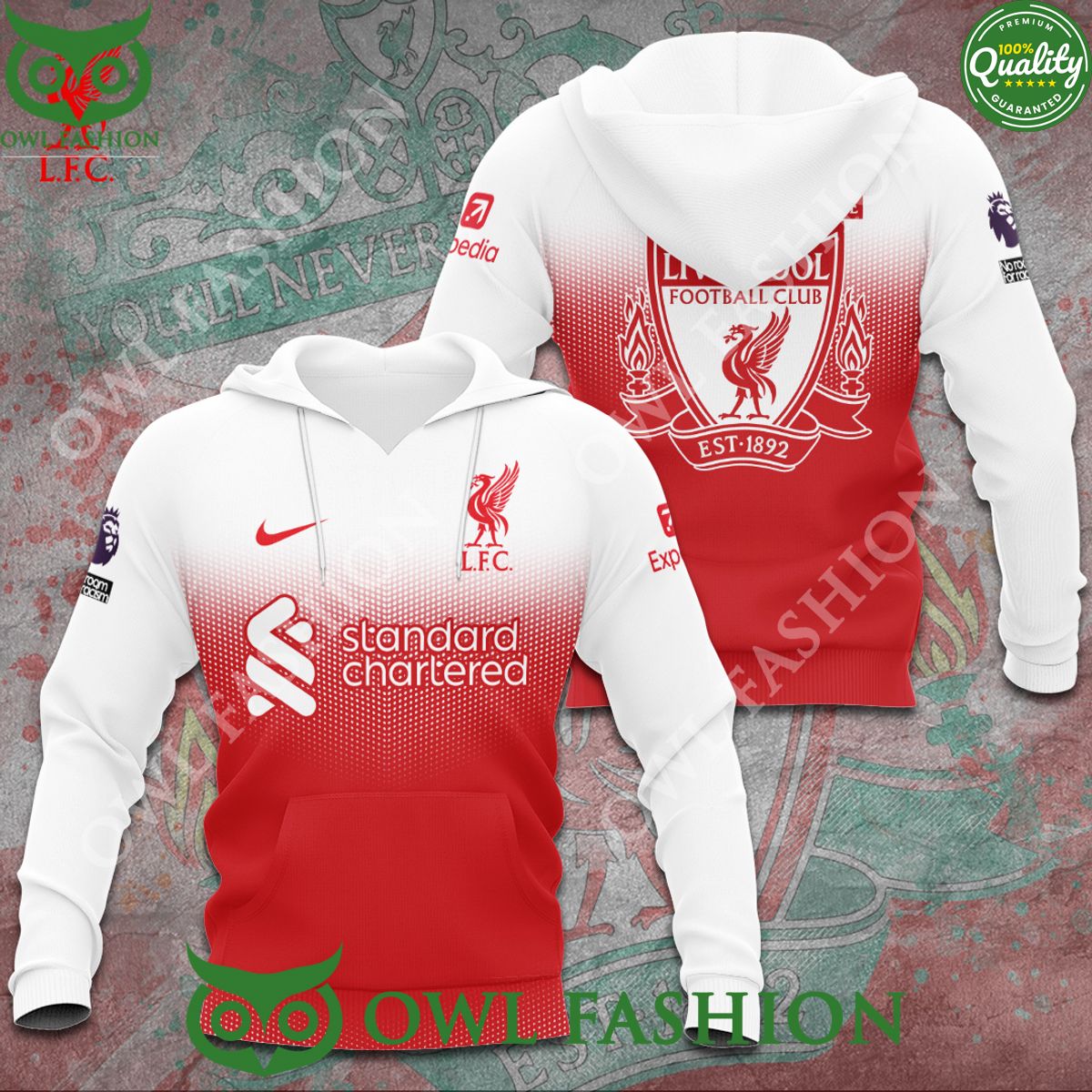 Liverpool You never walk alone football club 3D t shirt