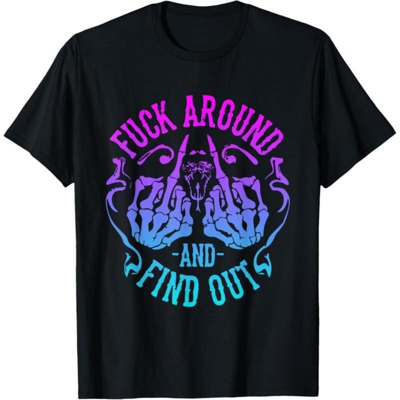 Fuck Around Gunpla brand Find Out T-Shirt,Made FOG 100% cotton,High-quality print,FOG Gunpla brand comfortable Hidden...
