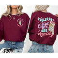 Fueled By Iced Coffee And Anxiety Shirt Mom Iced Coffee Tshirticed Coffee And Anxiety T-shirttrendy Anxiety Teemama...