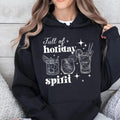 Full Of Holiday Spirits Swweatshirt, Christmas Holiday Spirit Cocktail Club Stshirt, Christmas Drinking Shirt, Christmas...