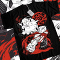 Fullmetal Alchemist T-Shirt Brotherhood Alphonse Elric Black Shirt Tee All Size Hoodie, Sweatshirt | RetroVerseTees.com